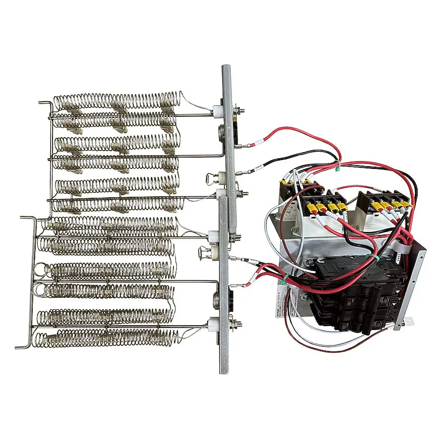 MRCOOL 20kW heat kit with circuit breaker for TruInverter Series air handlers (MCAEHFD20X1BA), heating elements and control assembly