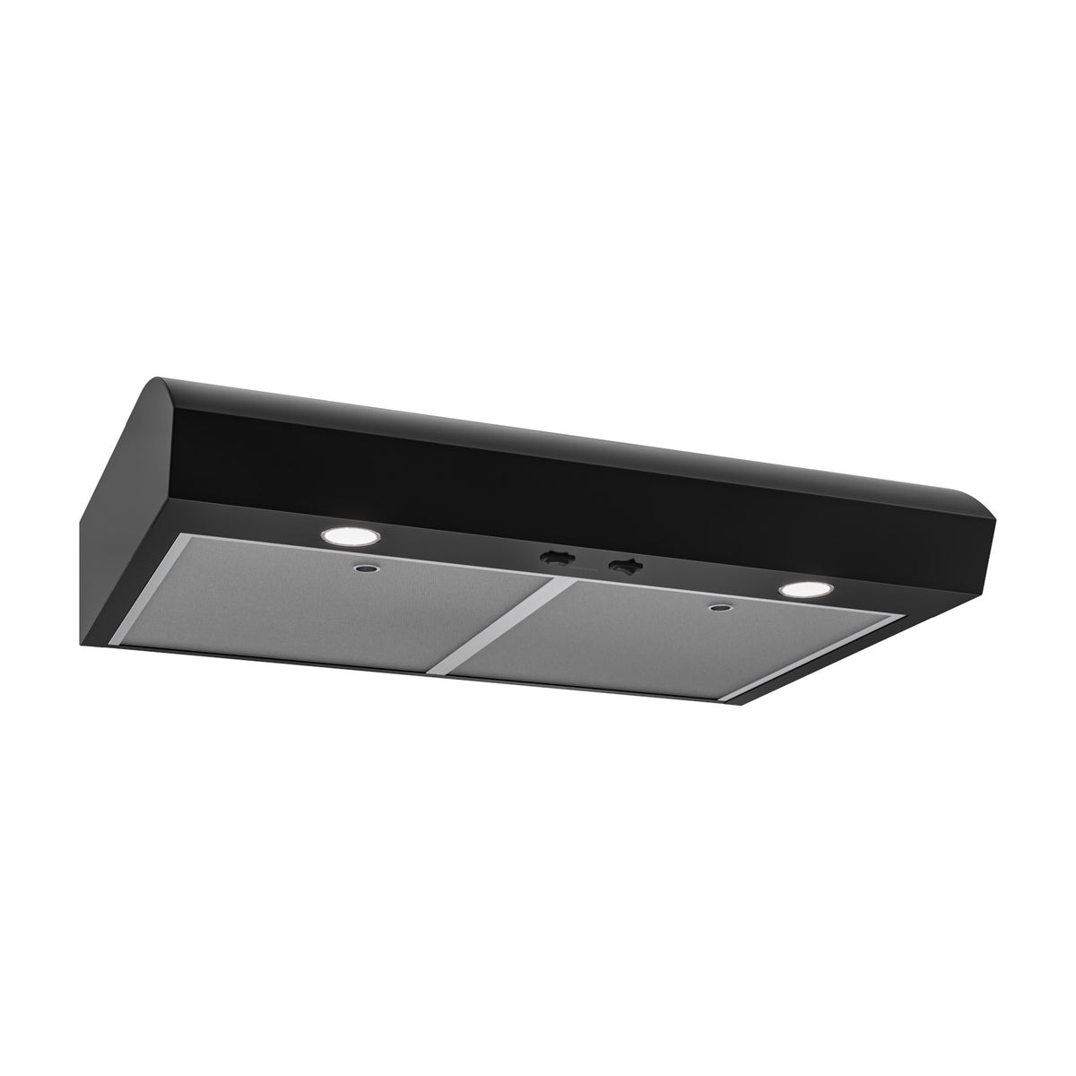 Broan-NuTone Mantra 30-Inch 350 CFM 2-Speed Convertible Under Cabinet Range Hood in Black (MTR1303BL)