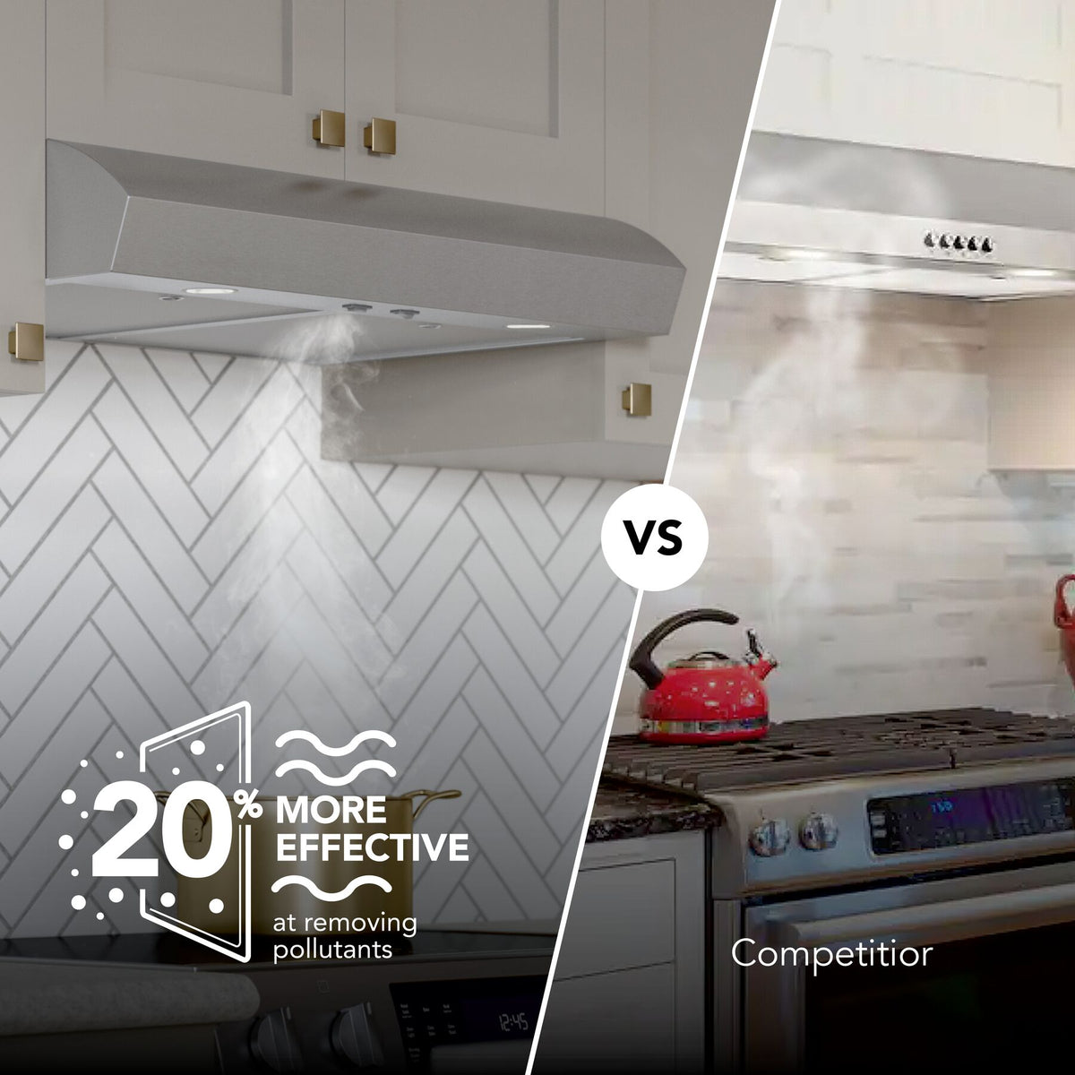 Broan-NuTone Mantra 30-Inch 350 CFM 2-Speed Convertible Under Cabinet Range Hood in Stainless Steel (MTR1303SS)