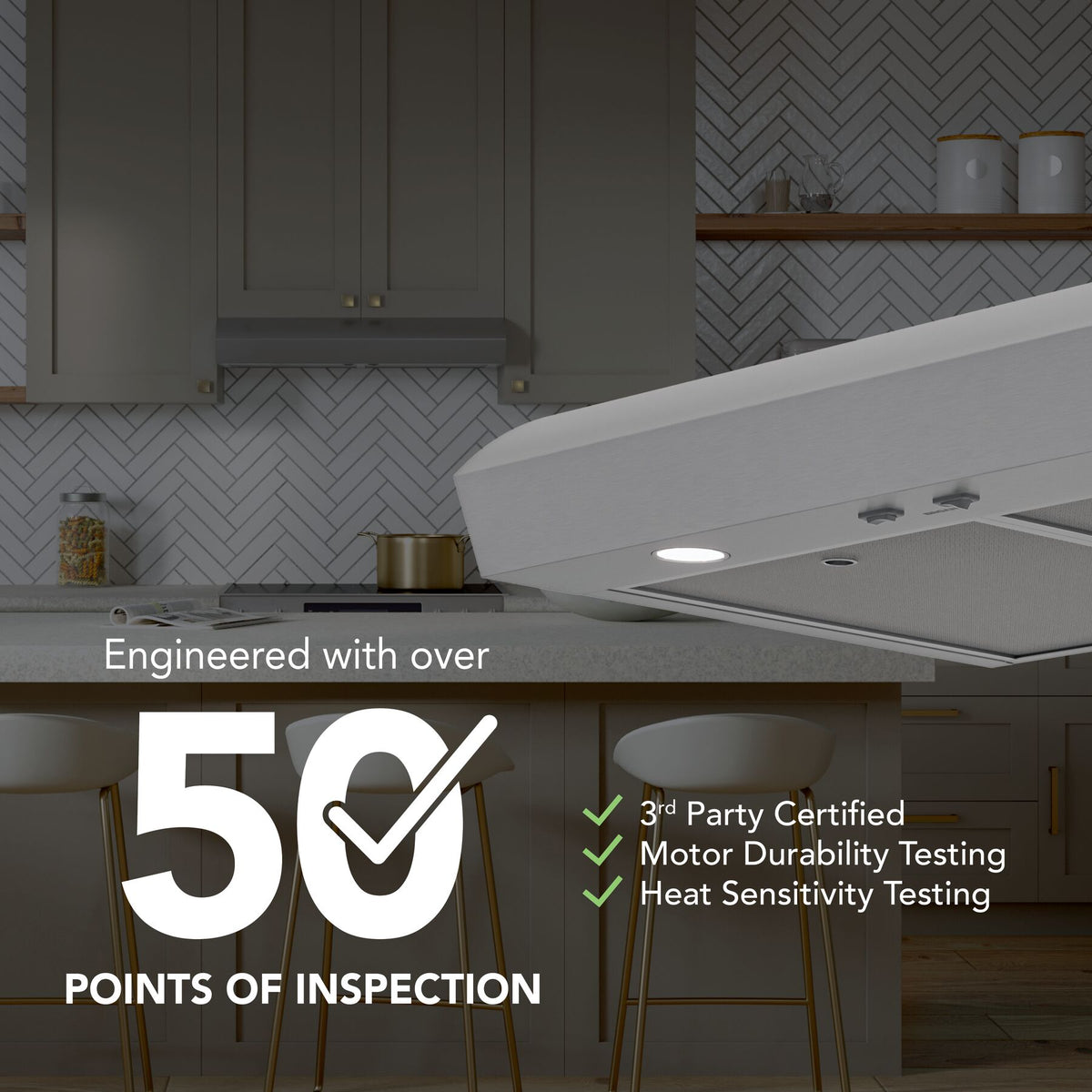 Broan-NuTone Mantra 30-Inch 350 CFM 2-Speed Convertible Under Cabinet Range Hood in Stainless Steel (MTR1303SS)