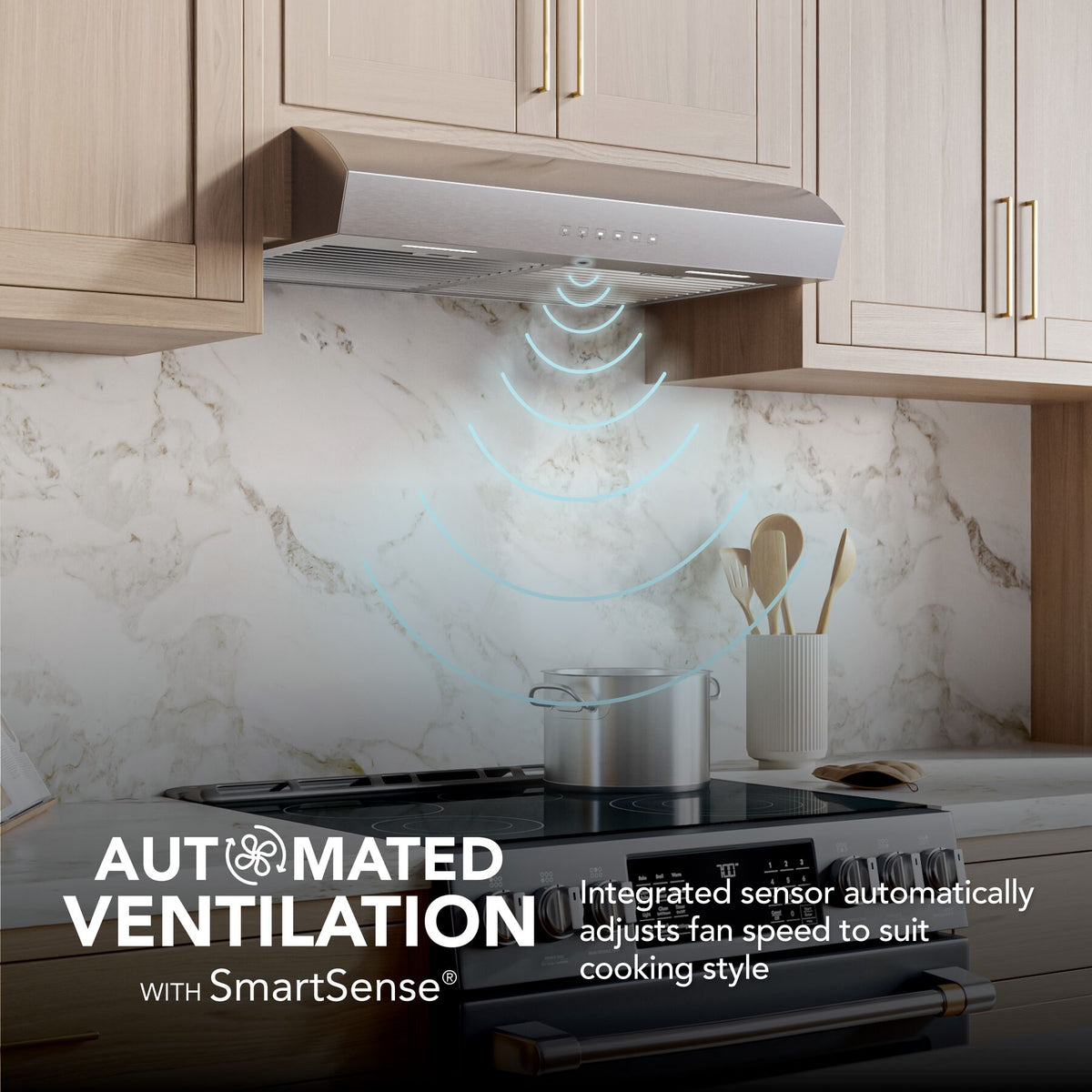 Broan-NuTone Mantra 30-Inch 490 CFM 3-Speed Convertible Under Cabinet Range Hood in Stainless Steel (MTR3304SS)