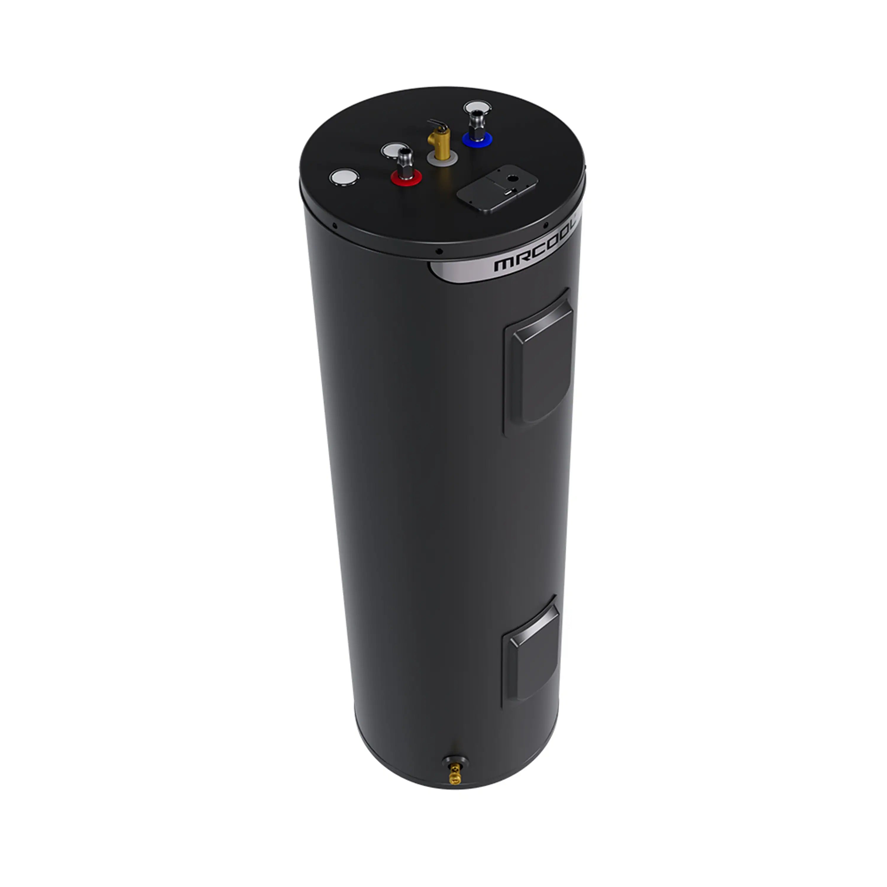 MRCOOL 40-gallon tall electric water heater tank, black with top control ports
