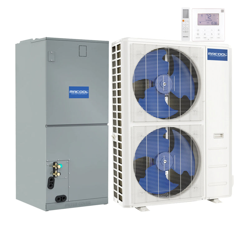 MRCOOL VersaPro Central Split System with 60K BTU, 14.7 SEER2, Heat Pump Condenser and Ducted Air Handler (MVP-60-HP-230-00)