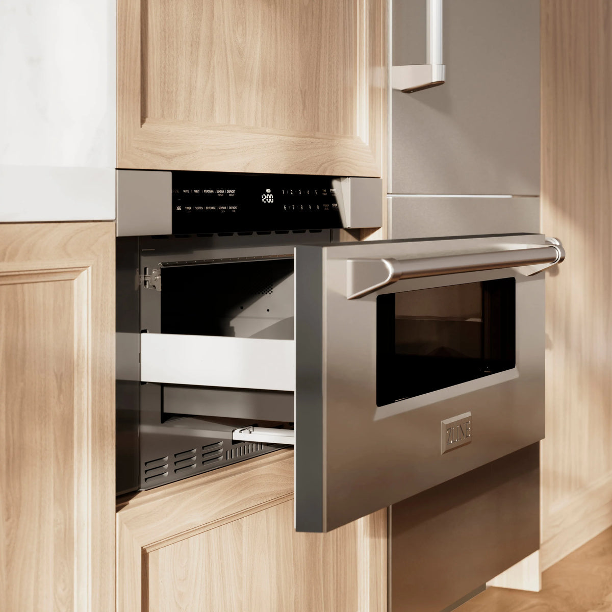ZLINE 30-Inch 1.2 cu. ft. Built-In Microwave Drawer in Stainless Steel (MWD-30)