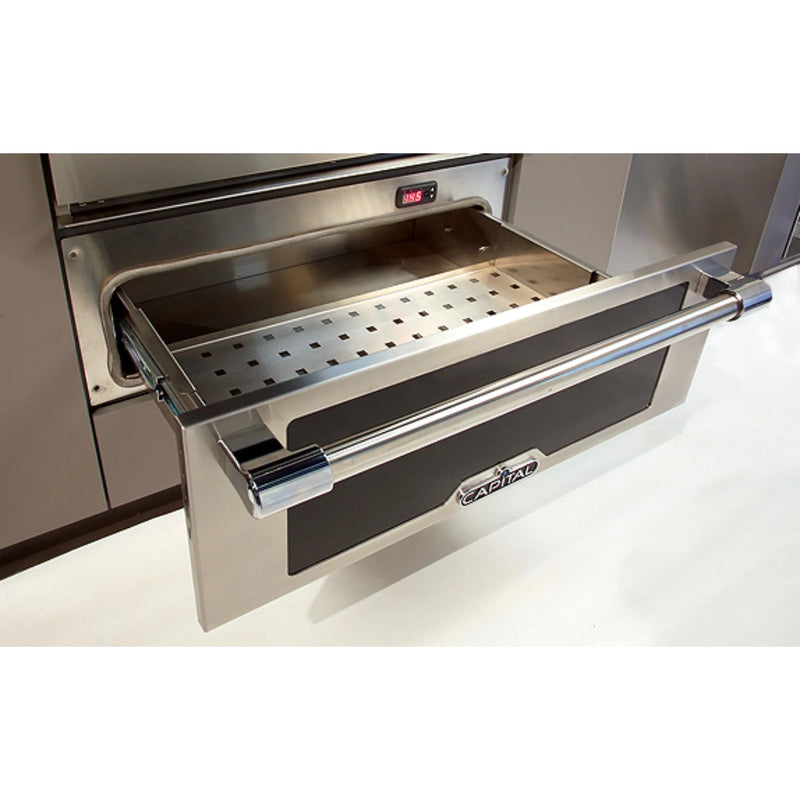 Capital 30-Inch Warming Drawer in Stainless Steel - 100°F-200°F, Self