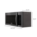 ZLINE 3-Piece Appliance Package - 30-Inch Rangetop, Over-the-Range Microwave Oven, and  Double Wall Oven in Black Stainless Steel (3KP-RTBOTR30-AWD)