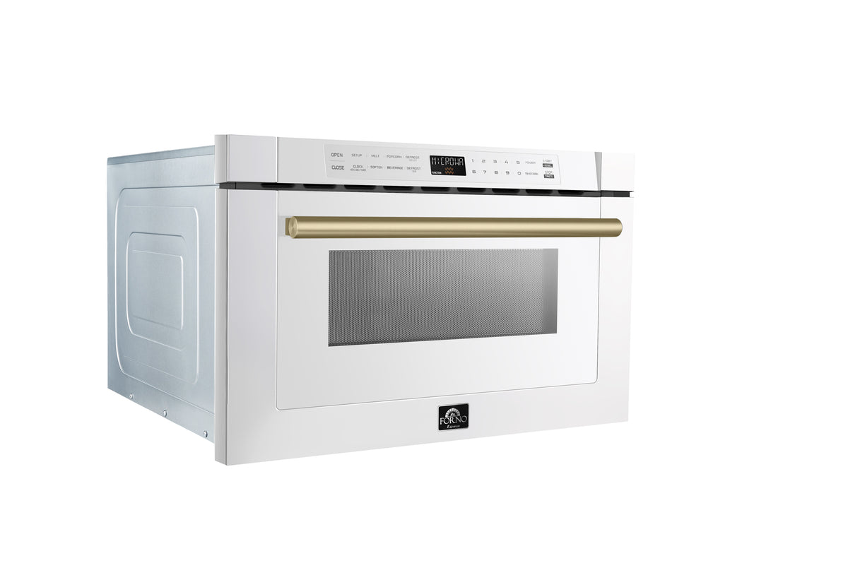 White gas range oven side view with dark window and antique brass handle