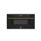 Forno Capoliveri Espresso 30-Inch 1.2 Cu.ft  Microwave Drawer in Black with Antique Brass Trim (FMWDR3000-30BLK)