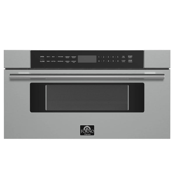 Forno Capoliveri 30-Inch 1.2 Cu.ft  Microwave Drawer in Stainless Steel (FMWDR3000-30)