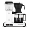 Moccamaster KBGV Select Glass Carafe 10-Cup Coffee Maker in Matte White with Volume Selector Switch, Automatic Drip-Stop & Auto-off 100 minutes, 40 Ounce, 1.25L (53950)