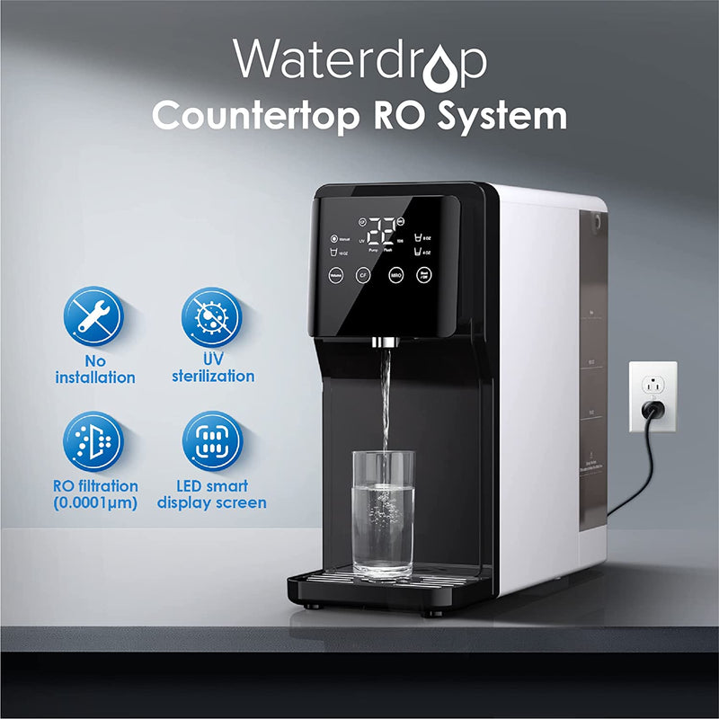 Waterdrop Countertop Reverse Osmosis Water Dispenser (WD-N1-W)