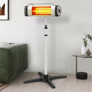 Parrot Uncle Porch Garden Electric Thermostat Patio Heater Standing Garden 1500W Infrared Heater with Remote Control Outdoor/Indoor (NX-1500R)