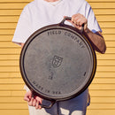 Field Company No.16, 16 ¾”-Inches Double-Handled Cast Iron Skillet