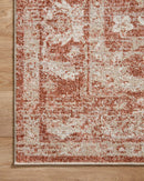 Loloi Odette Traditional in Rust and Ivory 6' 7" x 9' 6" Area Rug (ODT-03)