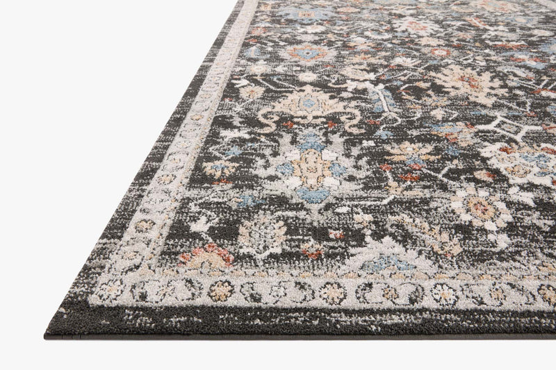 Loloi Odette Traditional in Charcoal 2' 7" x 8' Runner Rug (ODT-04)