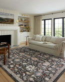Loloi Odette Traditional in Charcoal 9'2" x 13' Area Rug (ODT-04)