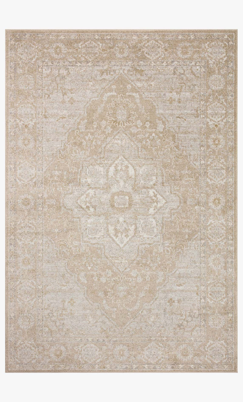 Loloi Odette Traditional in Beige and Silver 9'2" x 13' Area Rug (ODT-05)