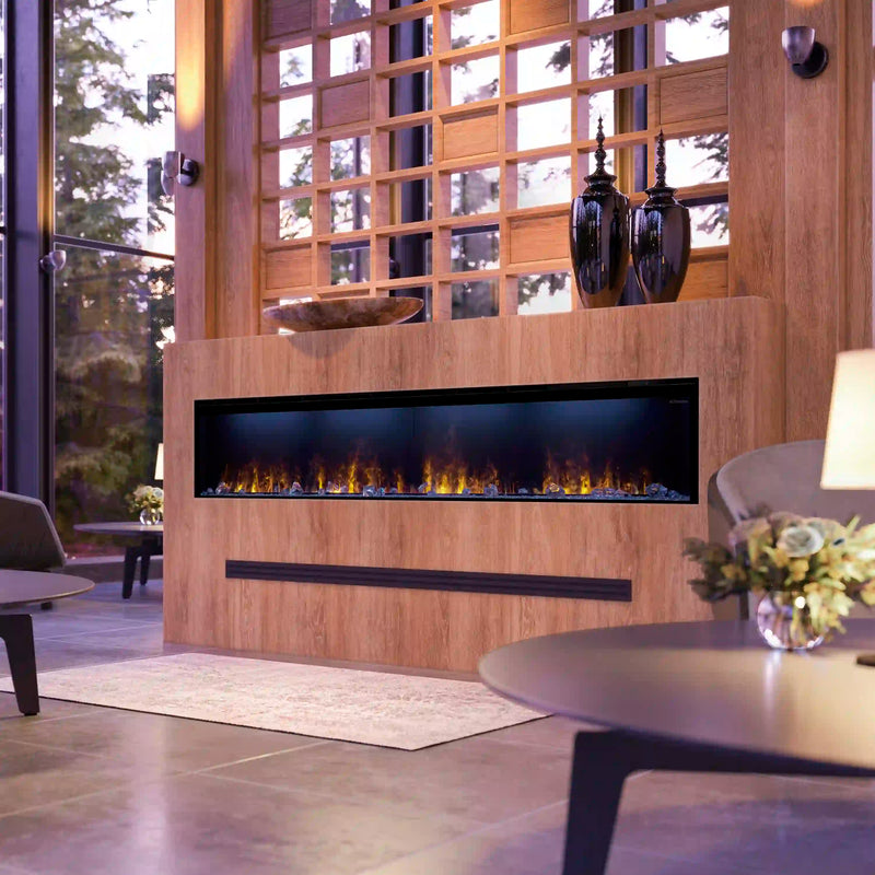 Dimplex Optimyst Linear 86-Inch Water Vapor Fireplace with with Acrylic Ice and Driftwood Media (OLF86-AM)