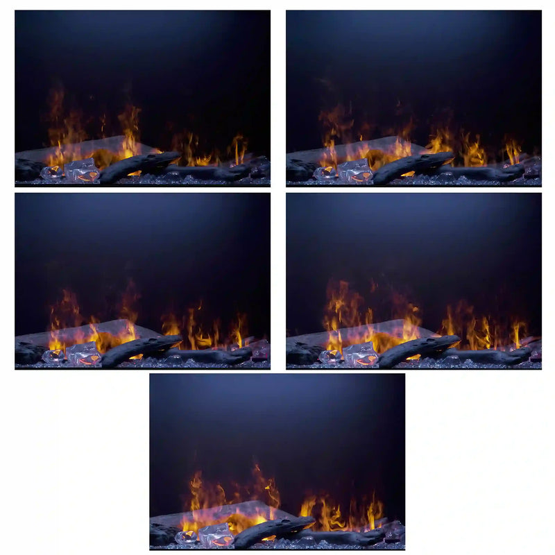 Dimplex Optimyst Linear 86-Inch Water Vapor Fireplace with with Acrylic Ice and Driftwood Media (OLF86-AM)
