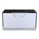 Forno Scalo 30-Inch Over the Range Microwave in Black with Antique Brass Handle – 1.6 cu.ft, 300 CFM Vent, Touch Control, LED Light (FOTR3007-30BLK)