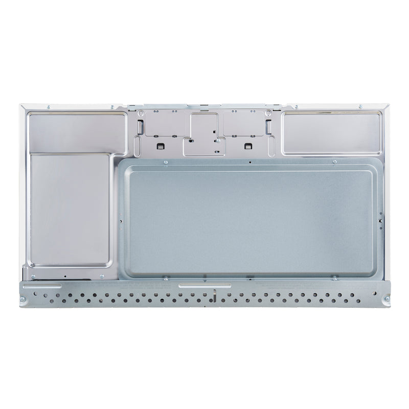 Forno Fornace 30-Inch Over-the-Range Convection Microwave in White with Stainless Steel Handle – 1.5 cu.ft, 300 CFM Vent, Touch Control, LED Light (FOTR3038-30WHT)