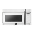 Forno Fornace 30-Inch Over-the-Range Convection Microwave in White with Stainless Steel Handle – 1.5 cu.ft, 300 CFM Vent, Touch Control, LED Light (FOTR3038-30WHT)