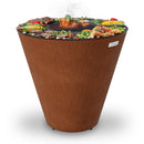 Arteflame XXL 40" Flat Top Charcoal Griddle Grill with Multi-Zone Heat - Outdoor Cooking to Art