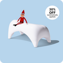 TUSHY Ottoman 9" Toilet Stool, Premium Toilet Stool with Modern Sleek Design