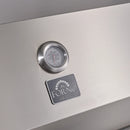 Forno Rimini Outdoor Kitchen 30-Inch BBQ 62,600 BTU, 3 Burners with Sear & Rotisserie, 2.4 cu.ft. Beverage Center, Stainless Steel Sink, Black Cabinets & Gray Sintered Stone Countertop (FODKT2544BLK)