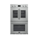 Forno 2-Piece Appliance Package - 48-Inch Spezia Gas Rangetop & French Door Double Wall Oven in Stainless Steel