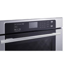 Forno 3-Piece Appliance Package - 48-Inch Lseo Gas Rangetop, Wall Oven & Microwave Oven in Stainless Steel
