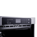 Forno 3-Piece Appliance Package - 48-Inch Lseo Gas Rangetop, Wall Oven & Microwave Oven in Stainless Steel
