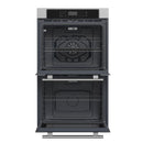 Forno 3-Piece Appliance Package - 48-Inch Lseo Gas Rangetop, Double Wall Oven & Microwave Oven in Stainless Steel