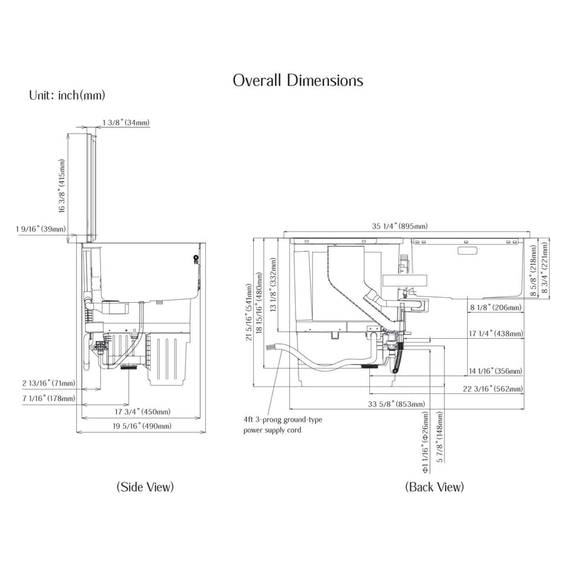 Fotile 2-in-1 In-Sink Dishwasher in Stainless Steel (SD2F-P3)