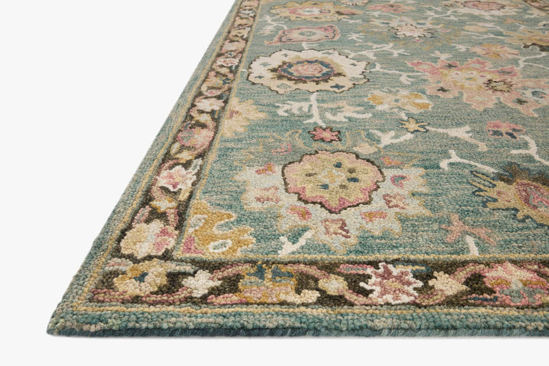 Loloi Padma Transitional Teal 8' 6" x 12' Area Rug