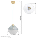 Parrot Uncle Pheobe 1-light Modern Handblown Glass Island Pendant Light (PH101G)