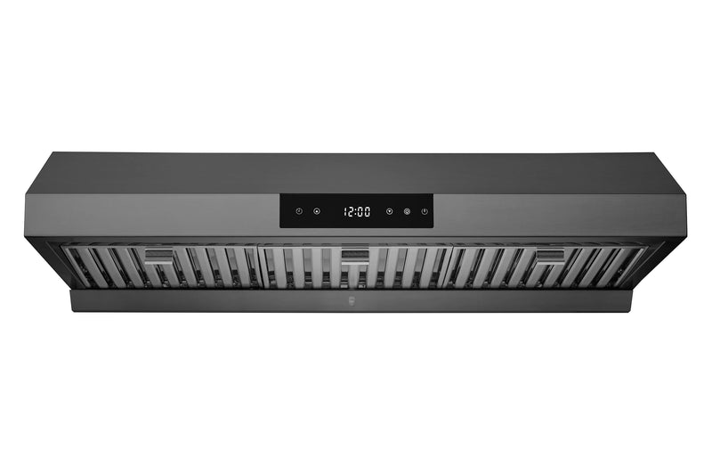 Hauslane Under Cabinet Touch Control Range Hood with Stainless Steel Filters in Black Stainless Steel (UC-PS18BSS)