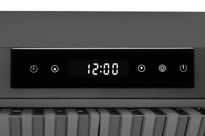 Hauslane Under Cabinet Touch Control Range Hood with Stainless Steel Filters in Black Stainless Steel (UC-PS18BSS)