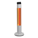 Parrot Uncle 1500-Watt Electric Patio Heater Infrared Outdoor/Indoor Use with Remote Control, 24 Hour Timer