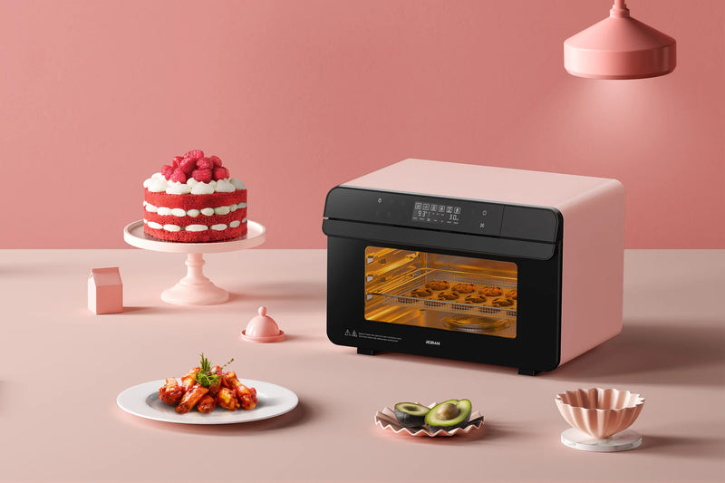 ROBAM R-Box Convection Toaster Oven in Pink (CT763P)