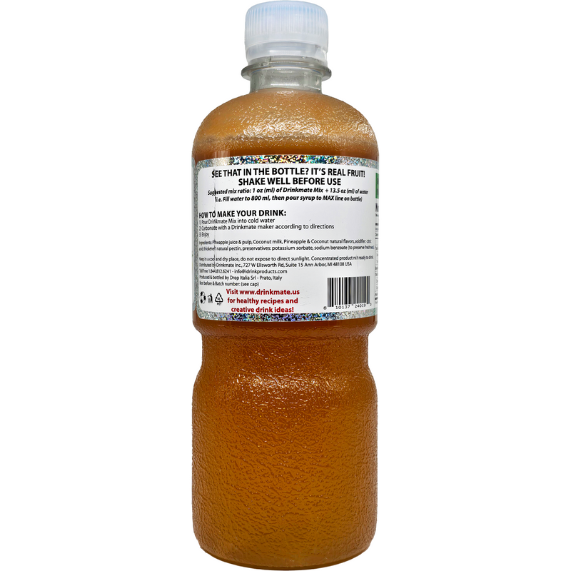 Drinkmate Pina Colada Premium Italian Syrup Non-Alcoholic (MIX-DP-18)