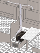 Pioneer 10,000 BTU, 115V Under-Bench RV Inverter Heat Pump Air Conditioner (PYR009AZUDCIPD)