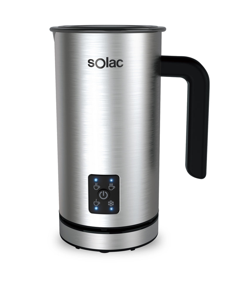 Solac Pro Foam Stainless Steel Milk Frother + Hot Chocolate Mixer (SPF500)