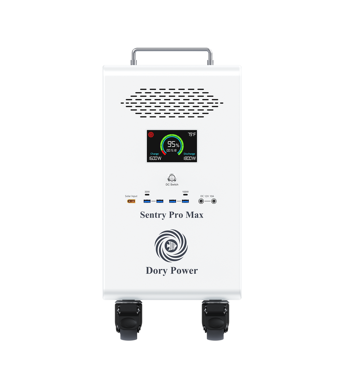 Dory Power Sentry PRO Max Portable Solar Generator, 8300Wh LiFePO4 Battery, 120V/240V 6000W AC Output