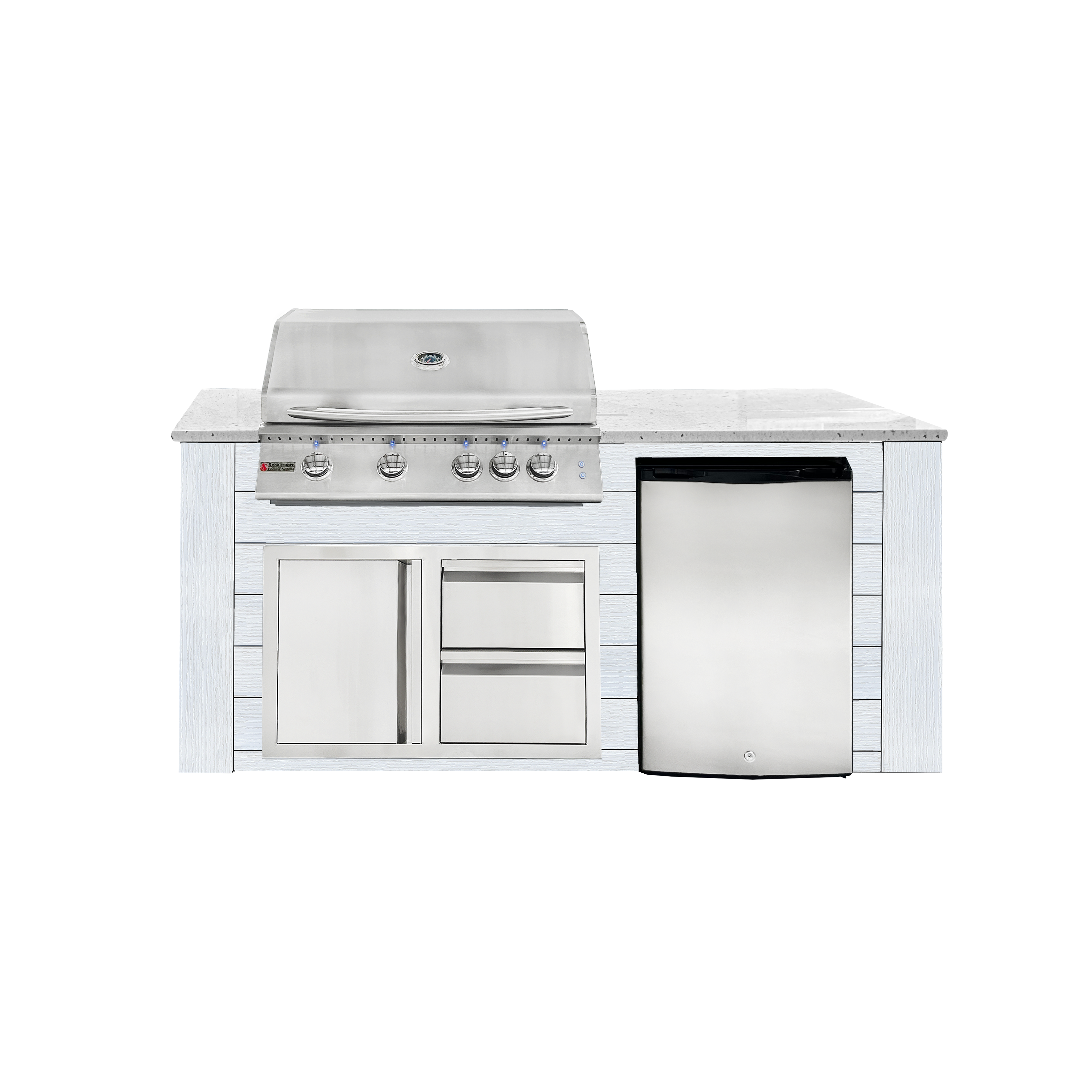 6ft white/white, with lights, VDC1SCL combo