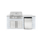 Renaissance Pro-Fit 6 ft. Pre-Fab Outdoor Kitchen Island – White Granite Countertop with White PVC Paneling (RCS6WWHT)