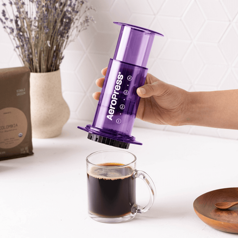 AeroPress Coffee Maker Clear & Colors
