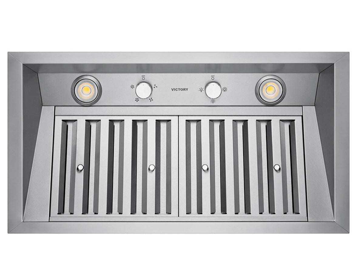 Victory Q2 1st Gen 36-Inch 700 CFM Insert Range Hood in Stainless Steel (Q2-36-2024)