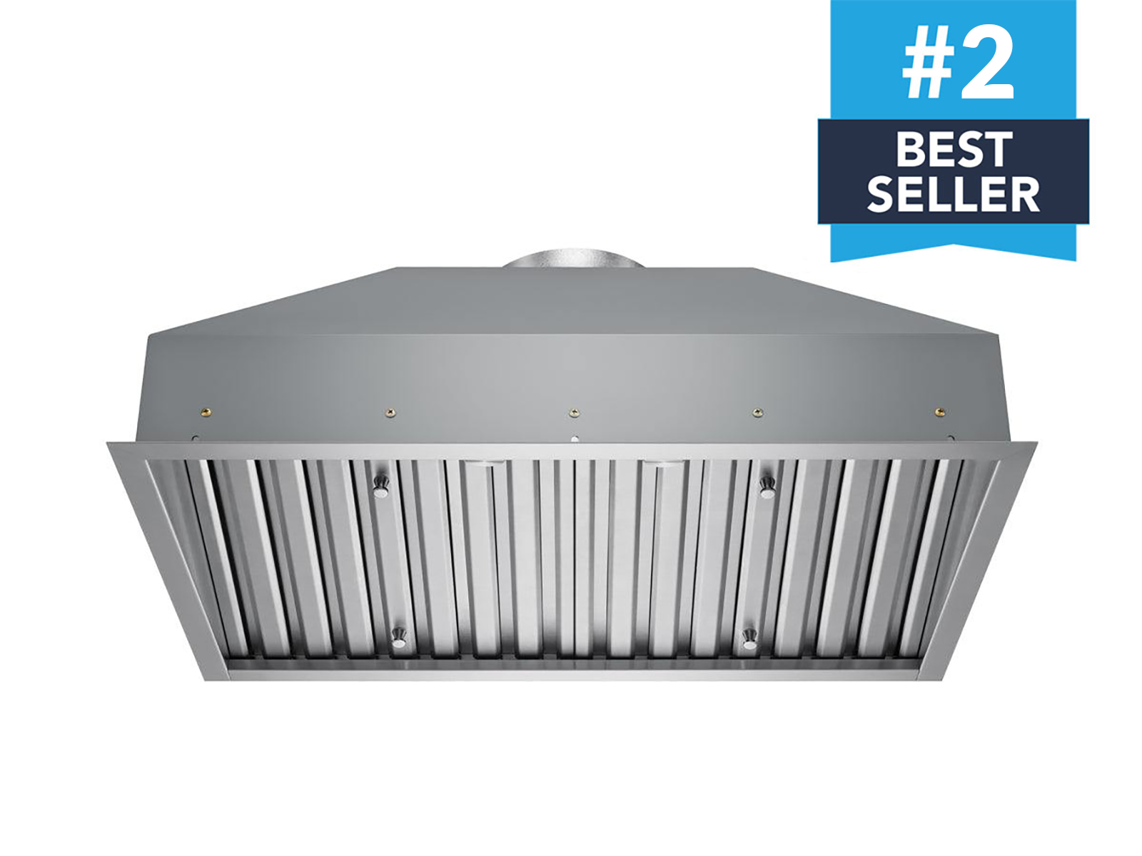 Victory Q5 30-Inch 750 CFM Insert Range Hood with Round Lights in Stainless Steel (Q5-30-RND)