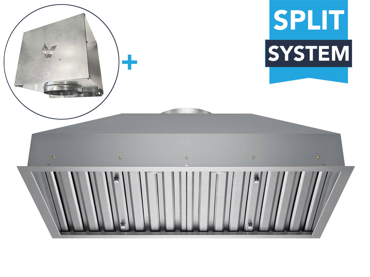 Victory Q5 42-inch range hood insert with 450/600 CFM remote blower (Q5-42-RB)